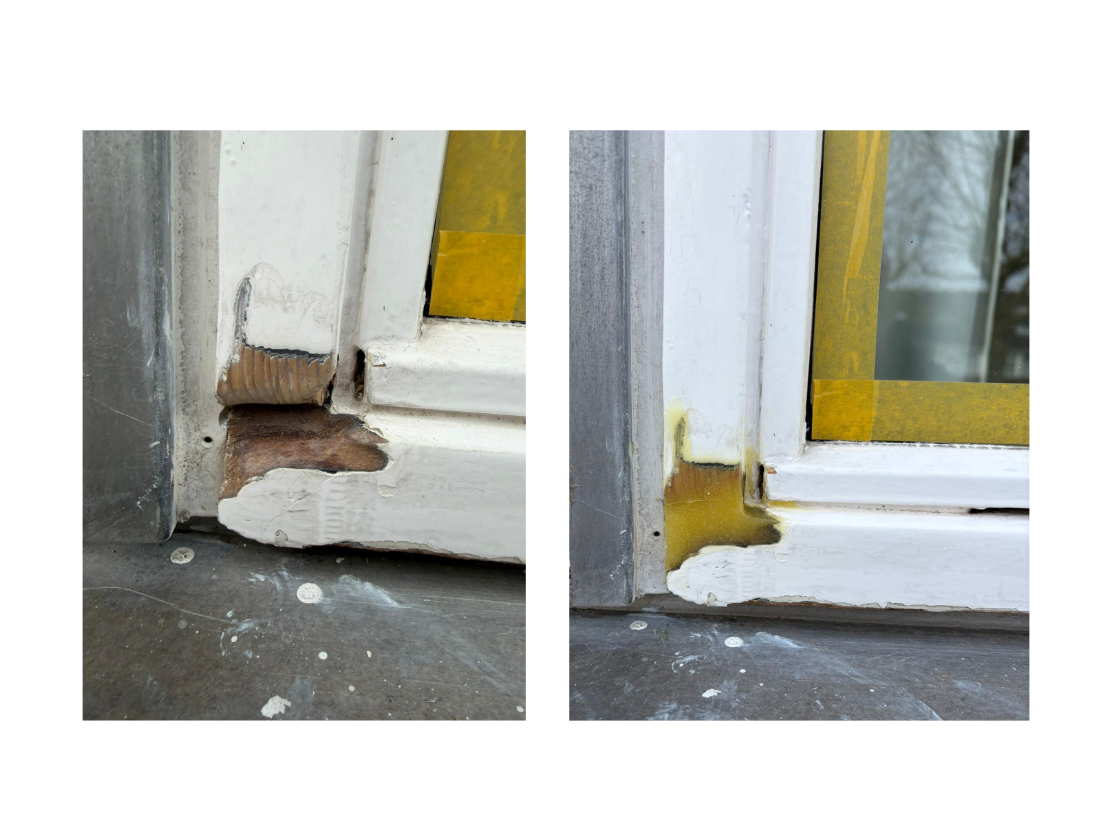 Houtrot voor reparatie